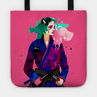 water color bjj girl Tote