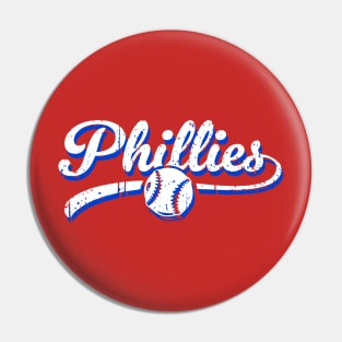 Retro Phillies offset colors Pin