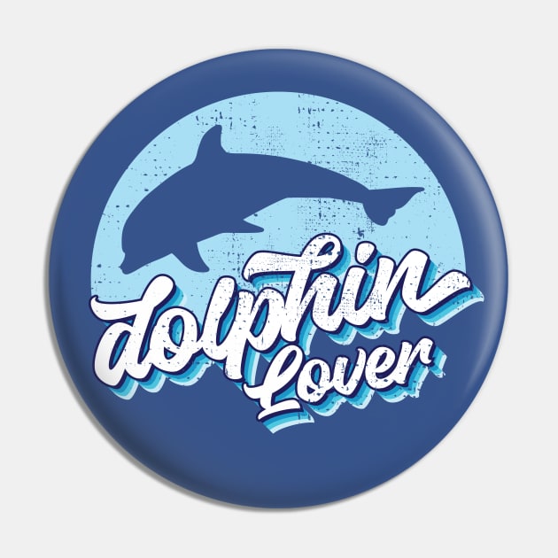 vintage dolphin lover Pin by ArtStopCreative