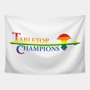 Tabletop Champions Pride Logo Tapestry