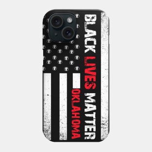 Oklahoma black lives matter Flag American Vintage Phone Case