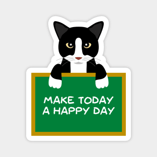 Advice Cat - Make Today A Happy Day Magnet