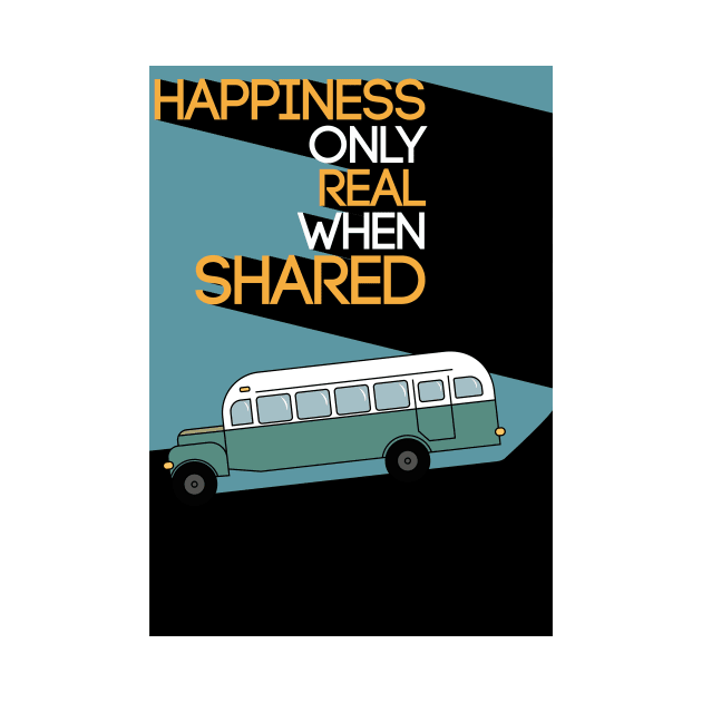 INTO THE WILD - Magic Bus Flatdesign by NaturalSkeptic