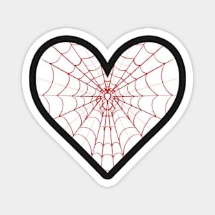 Spider Web Heart V9 Magnet