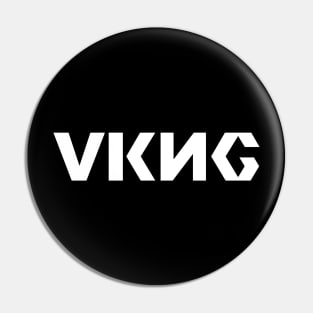 VKNG - Viking Text Art Pin