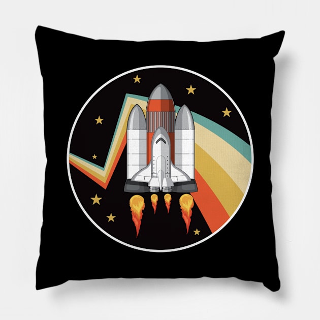 Spaceship Space Sci Fi Universe Pillow by T-Shirt.CONCEPTS