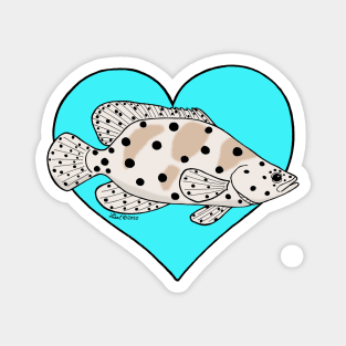 Panther Grouper Love Magnet