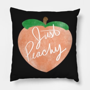 Just Peachy Peach Pillow