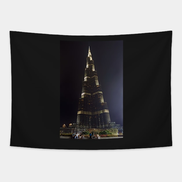 burj khalifa Tapestry by likbatonboot