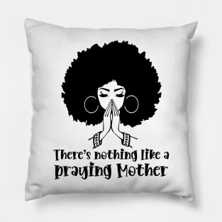 Praying Mother, Afro Woman, African American Woman Pillow