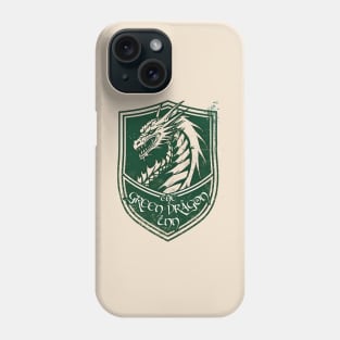 The Green Dragon Inn - Shield Logo - Fantasy Phone Case