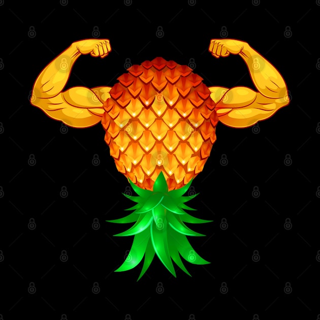 Swinger Upside Down Pineapple Bodybuilder Strong Arms by LemoBoy