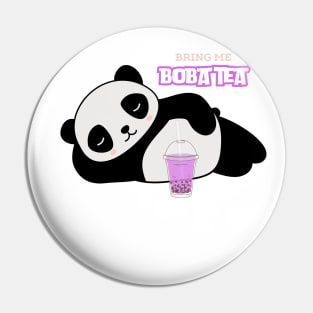 Boba Panda Pin