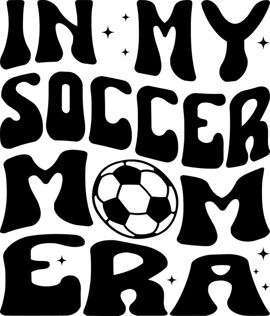 In My Soccer Mom Era Trendy Soccer Mama Era Kids T-Shirt by WildFoxFarmCo