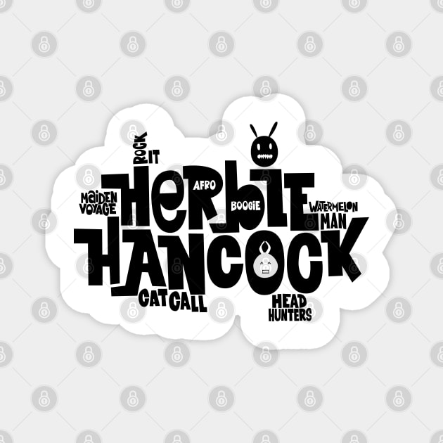 Herbie Hancock - Master of Funk and Jazz Magnet by Boogosh