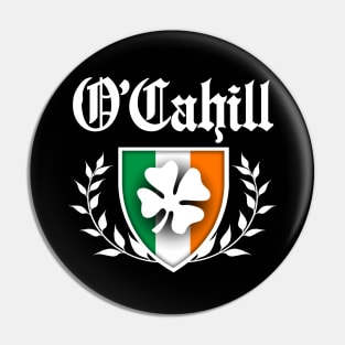O'Cahill Shamrock Crest Pin