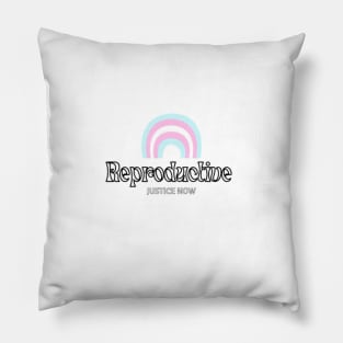 Reproductive Justice Now Trans Flag Pillow