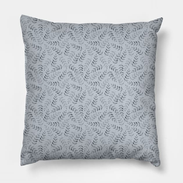 Leaf pattern I Pillow by Sinmara