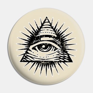 Illuminati All Seeing Eye Pin