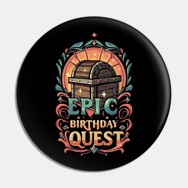 EPIC BIRTHDAY QUEST gaming Pin by XYDstore