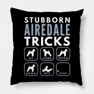 Stubborn Airedale Terrier Tricks - Dog Training Pillow
