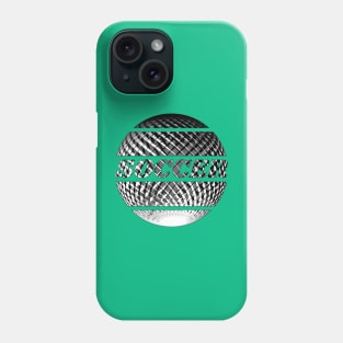 Soccer - silver design Phone Case