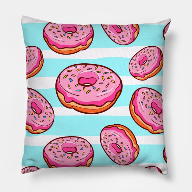 Mmmmm Doughnuts! Pillow by machmigo