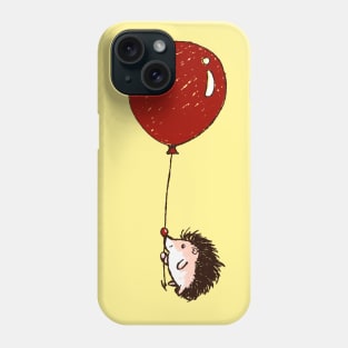 Hedgehog got a balloon Phone Case