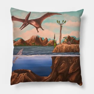 Pteranodon Pond Pillow