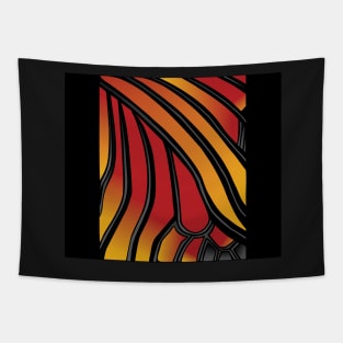 Butterfly Wing Collection - Yellow, Red, Grey and Black Tapestry