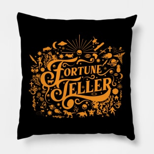 Vintage Fortune Teller Pillow