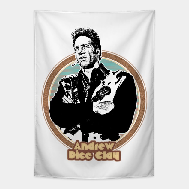 Andrew Dice Clay // Retro Style Fan Design Tapestry by DankFutura