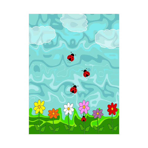 A Cloudy Summer Day For Ladybugs by SartorisArt1