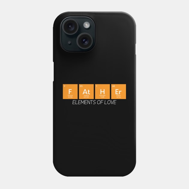 Father Periodic Table Phone Case by umarhahn