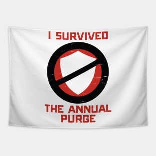 The Purge (I Survived...) - Cops Tapestry