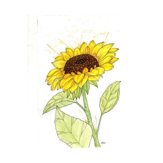 Big Bright Sunflower by SunnyPainter