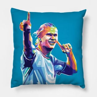 Haaland goal celebration v2 Pillow