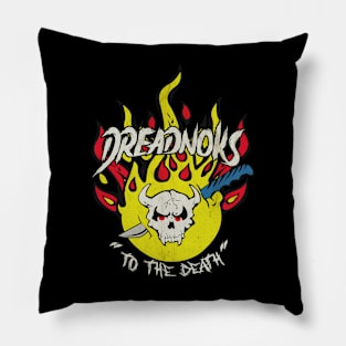 Dreadnoks Flaming Skull // 1984 Vintage Pillow