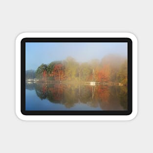 Fog and Fall Colors Magnet