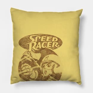 speedracer vintage look desig Pillow