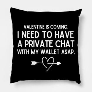 Valentine is coming. Pillow