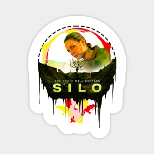 Silo Tv Series Rebecca Ferguson as Juliette Nichols fan works garphic design bay ironpalette Magnet