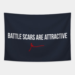 Battle Scars Are Attractive | Garyvee Tapestry