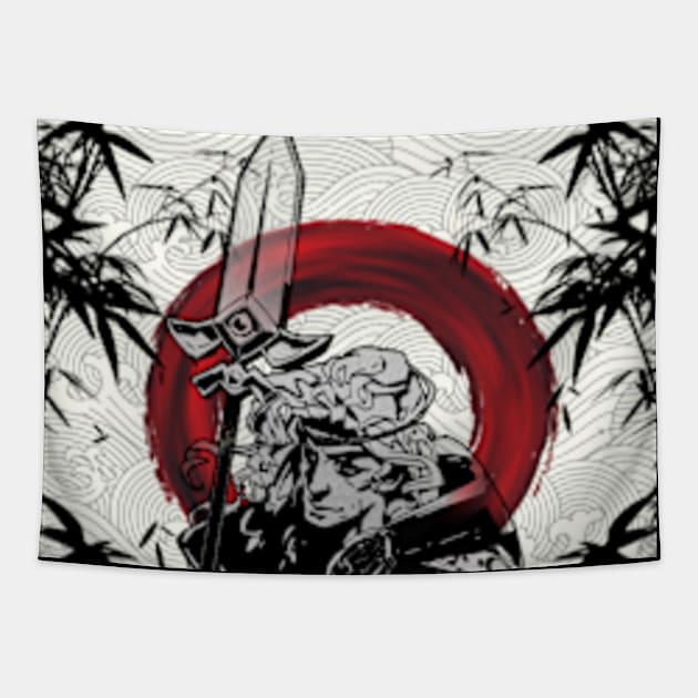 Achilles Ancient Greek Warrior Tapestry by Izdihaarr