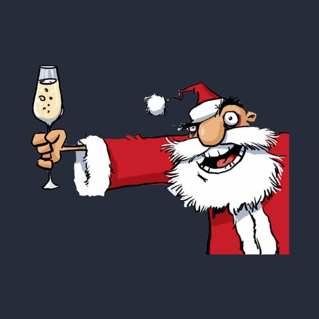 santa drunk by Mihajr