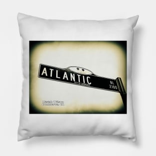 Atlantic Boulevard, Commerce, California by Mistah Wilson Pillow