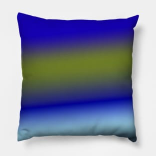 BLUE GREEN PINK TEXTURE ART Pillow