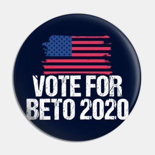 Vote for Beto 2020 Pin