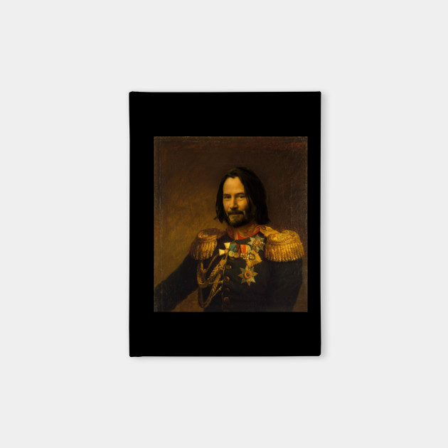 Keanu Reeves Classical Painting Keanu Reeves Notebook Teepublic