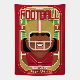 American Football Red and Gold - Hail-Mary Blitzsacker - Aretha version Tapestry